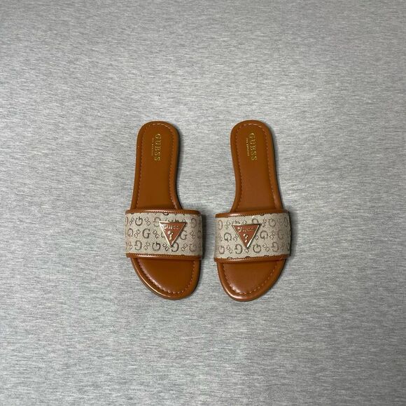 GUESS Women’s Signature Logo Slip-On Slide Sandals - Picture 5 of 11